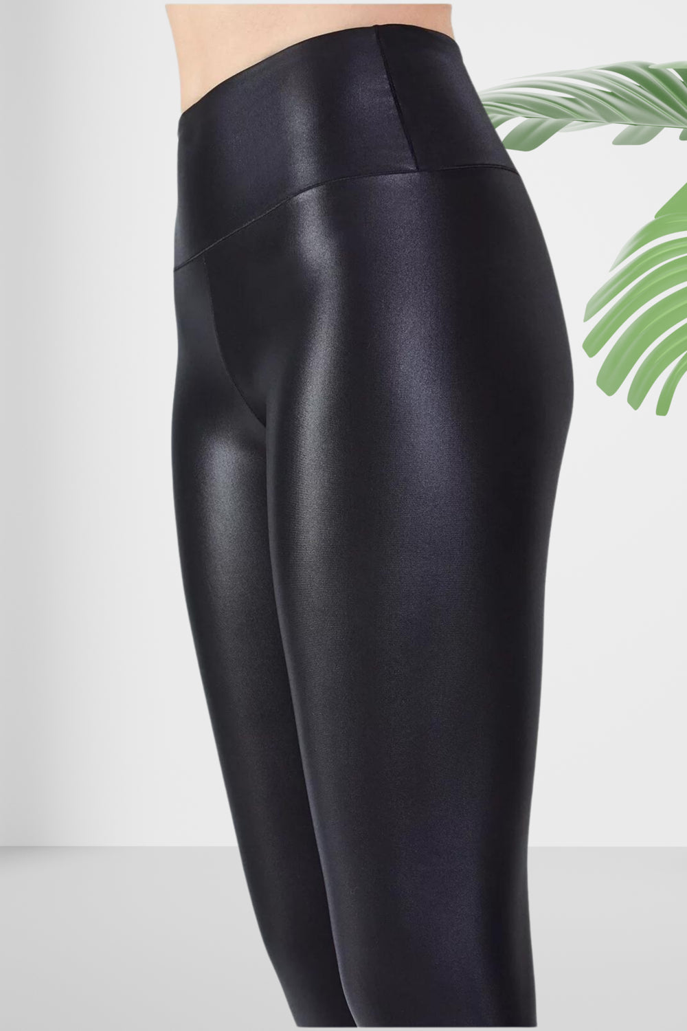 High Waisted Fleece Lined Faux Leather Leggings | Women's Winter Thermal Leggings