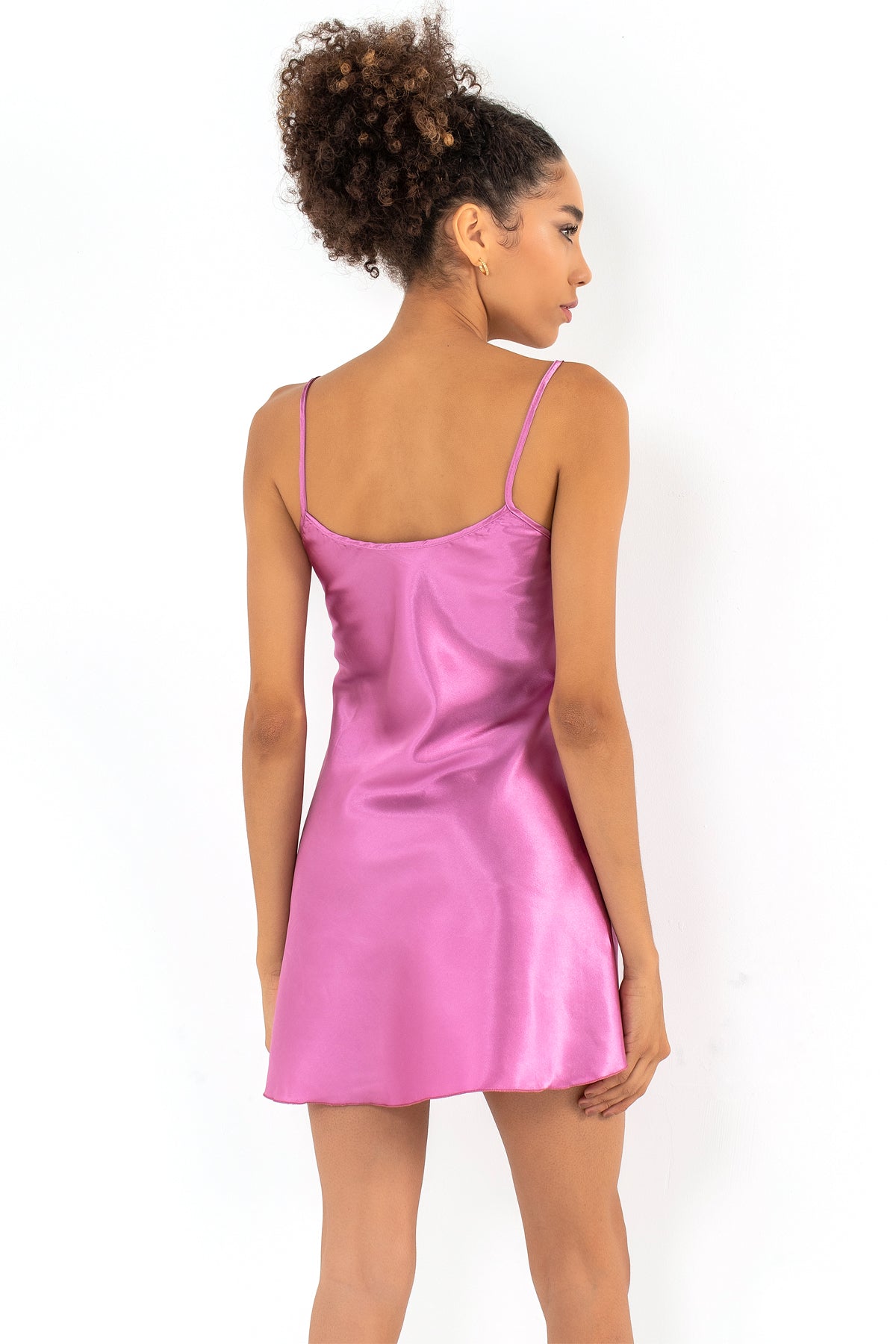 Satin Mini Nightgown – Silky Soft Women's Sleepwear